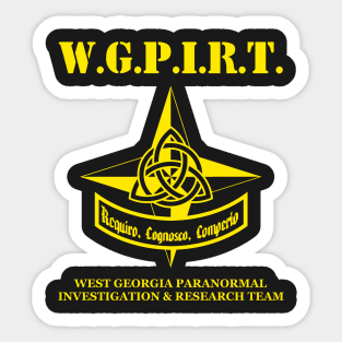 WGPIRT Star logo (Gold) Sticker